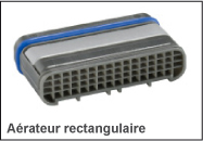 Aérateur rectangulaire